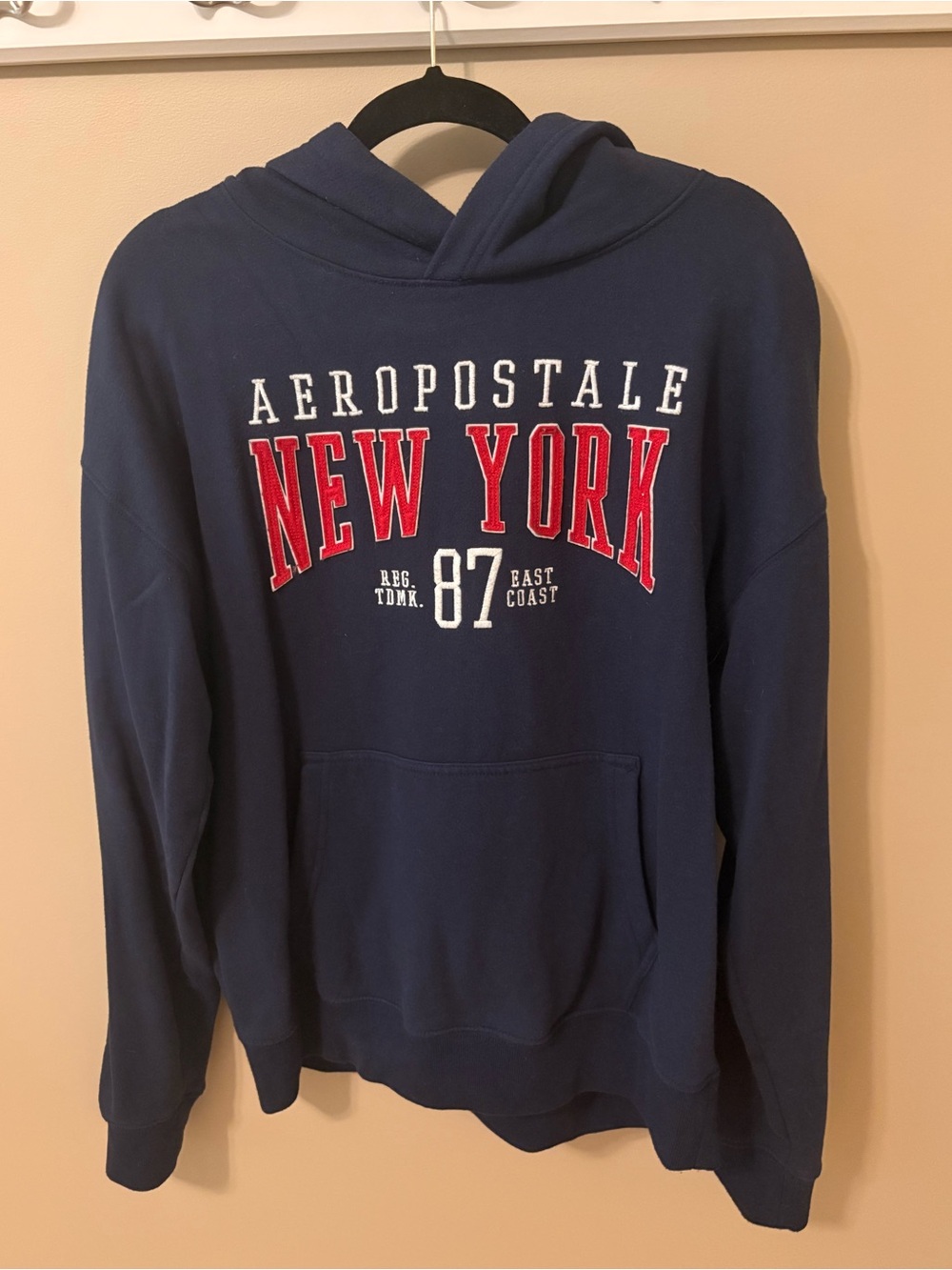 Aeropostale Graphic Navy Hoodie